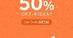 Up to 50% off Rides @ DiDi