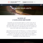 USD $100 off Fly6/Fly 12 Bundle When Upgrading Your Bike Lights and/or Bike Cam - Cycliq