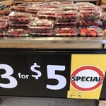 [QLD] Australian Strawberries 3 x 250g Punnets for $5 or $1.80 Each @ Coles