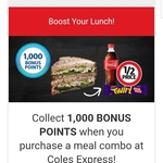Bonus 1000 Flybuys Points When You Purchase a Meal Combo @ Coles Express