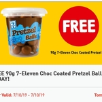 Free 7-Eleven Chocolate Coated Pretzel Balls @ 7-Eleven via Fuel App