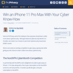 Win an iPhone 11 Pro Max & 3-Year NordVPN Subscription from ProPrivacy/NordVPN