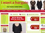 I Want a Bargain - Fashion Online Store - Closing down Sale