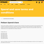$10 off $50, $15 off $75, $25 off $100, $40 off $150, $70 off $250, $150 off $500 Spend @ Petbarn (Free Membership Required)