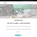 Buy 1 Small Dog Bed, Get 1 Free + Free Delivery @ The Bone Co