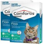 Comfortis for Dogs (9.1 to 18kg) or Cats (5.5 to 11.2kg) 6 Chews $55 Shipped (Expiry 01/2021) @ Budget Pet Products