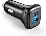 CHOETECH 36W USB C Fast Car Charger (PD + QC3.0) $11.99 | MFI Certified USB C to Lightning Cable $12.99 +Del @CHOETECH Amazon AU