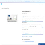 Google Nest Hub for 35,000 Points (Was 62,000 Points) @ Telstra Plus Rewards (Free Delivery)