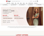 $20 off $100 and $50 off $200 on Clothing, Footwear & Homewares Online @ Target