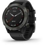 Garmin Fenix 6 Sapphire - Carbon Gray DLC with Black Band - $649 Free Shipping @ Highly Tuned Athletes