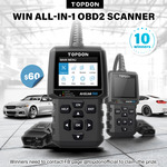 Win 1 of 10 All-in-1 OBD2 Scanners (Worth $55) from TOPDON