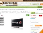 LG 55LW5700 55" (139cm) Full HD Cinema 3D LED LCD Smart TV for $1395