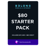 Belong $80 SIM Starter Pack for 10,000 Telstra Plus Points Delivered @ Telstra