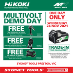 [VIC] HiKOKI Multivolt Battery $69 With Old Hitachi Battery Trade-in @ Sydney Tools, Preston VIC