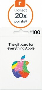 20x Flybuys points on Apple gift cards @ Coles 