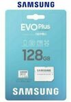 Samsung Evo Plus 128GB Micro SDXC UHS-I Card with Adapter $21.99 Delivered ($11.99 with Afterpay) @ Sightnsound-9 eBay