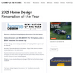Win a Share in $9999 from Complete Home and Home Design Magazine
