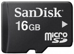 SanDisk 16GB Micro SDHC $9.90 + Free Shipping @ JW