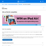 Win 1 of 12 iPad Air 64GB Wi-Fi (4th Gen) by Registering for Digital Billing with The Department of Transport [WA]