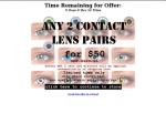 2 x Colour Contact Lenses $50 (for 24 hours only)