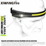 COB XPE LED 350lm Rechargeable Headlamp - AU Plug US$8.90 (~A$12.99) Delivered @ XIWANGFIRE Store AliExpress