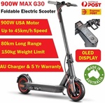 900W G30 Max Pro Electric Scooter 80km Range, 10inch Tyres, 45km/h $749.99 + Shipping @ Pickpro