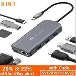 9 in 1 USB-C Hub Adapter - USB 3.0, 4K HDMI for MacBook Pro/Air $23.99 ($23.39 eBay Plus) Delivered @ Bereictechnik eBay