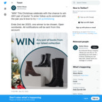 Win a Pair of Boots of your Choice from Hotter Shoes