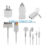 5 in 1 Travel Kit Charger for iPod iPhone for $3.99 + Free Shipping - Hey-Deals.com