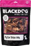 BLACKDOG Pig Ear Strips - 500g - $15.99 ($14.39 S&S) + Delivery ($0 with Prime/ $39 Spend) @ Amazon AU