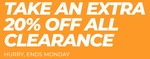 Extra 20% Discount on All Clearance Items @ Kathmandu