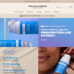 20% off Sitewide + Free Shipping (Stack with 30% Cashback with Cashrewards [$30 Cap]) @ Paula's Choice Skincare
