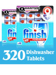 Finish Quantum 320 Dishwasher Tablets $79.99, $88.98 Shipped = 27c Each