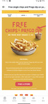 Free Chips and Prego Dip on Your Next Order of $10 or More @ Oporto