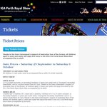 Perth Royal Show - Early Bird Discounted Tickets - $21.50 Adult, $53.50 Family