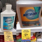 Northfork Bathroom Gel Cleaner 500ml $1, Northfork Disinfectant Pine 2L $2.50 @ Officeworks in-Store Only