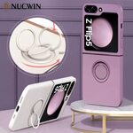 Samsung Galaxy Z Flip5 Ring Stand Magnetic Silicon Phone Case US$0.54 (~A$0.86) Delivered @ Nucwin AliExpress (New Users Only)