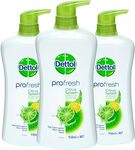 [Prime] Dettol Profresh Shower Gel Body Wash Citrus Burst 950ml 3-Pack $15.55 ($14 S&S) Delivered @ Amazon AU