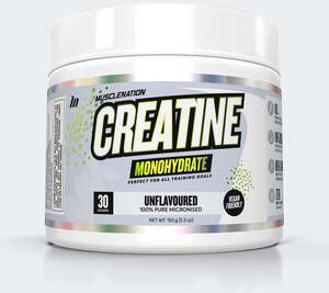 [Back Order] Muscle Nation Creatine Monohydrate Unflavoured 150g - 30 Serves $14.99 Shipped @ Muscle Nation