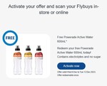 Free Powerade Active Water 600mL at Coles @ Flybuys (Activation Required)