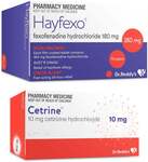 70x Hayfexo 180mg + 30x [Short Dated] Cetirizine 10mg - $13.99 Delivered @ PharmacySavings
