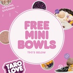 [VIC] Free Mini Bowls of Taro (200 Daily), Friday to Monday from 12pm (29/3-1/4) @ Taro Yuan (Box Hill)