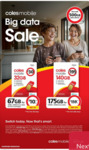 Coles Mobile 140GB (+ Bonus 35GB) 12-Month Prepaid Starter Pack $159 (Unlimited Call & Text to 15 Countries) @ Coles