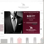 The Mens Shop Christmas Gift: $25 off $100 Orders