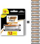 BIC Flex 5 Refillable Refill Razor Cartridges - 12 Pack $12.07 + Delivery ($0 with Prime/ $59 Spend) @ Amazon US via AU