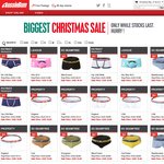 Aussiebum Christmas Sale Australian Made Underwear for Men from $14.25 Free Delivery