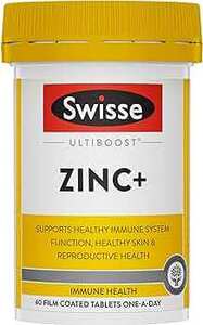 Swisse Ultiboost Zinc+ 60 Capsules $9.49 ($8.54 S&S) + Delivery ($0 with Prime/ $59 Spend) @ Amazon AU