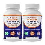 Vitamatic Vitamin D3 50,000 IU 60 Capsules 2pk $25.49 + Delivery ($0 Prime / $59 Spend) @ Vitamatic via Amazon AU