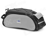 Deal Extreme Polyester Bicycle Rear Back Luggage Carrier Bag - Black + Grey - US $22.94 (6% off)
