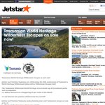Cheap Tassie Flights & Holiday Packages with Jetstar - from $39 ex-Melbourne to $99 ex-Brisbane